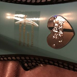 Black Rhinestone Heels